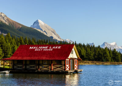 Boat House, Maligne Lake – Jasper, Canada